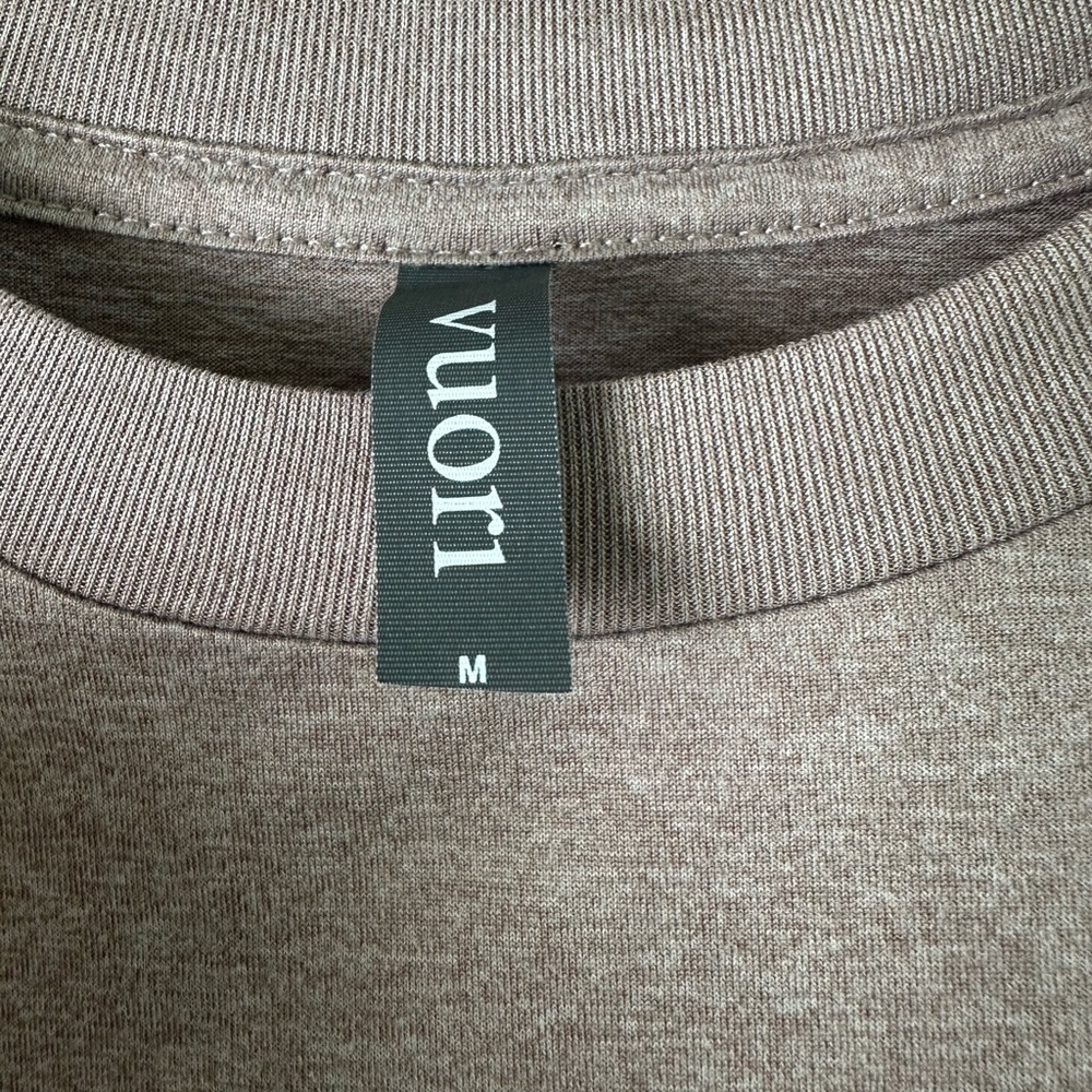 Vuori Daydream Crew Long Sleeve Sweater Dusty Rose Heather Women’s size Medium - Picture 6 of 9